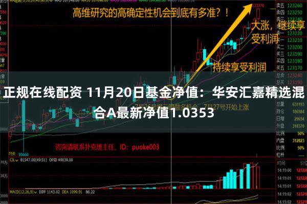 正规在线配资 11月20日基金净值：华安汇嘉精选混合A最新净